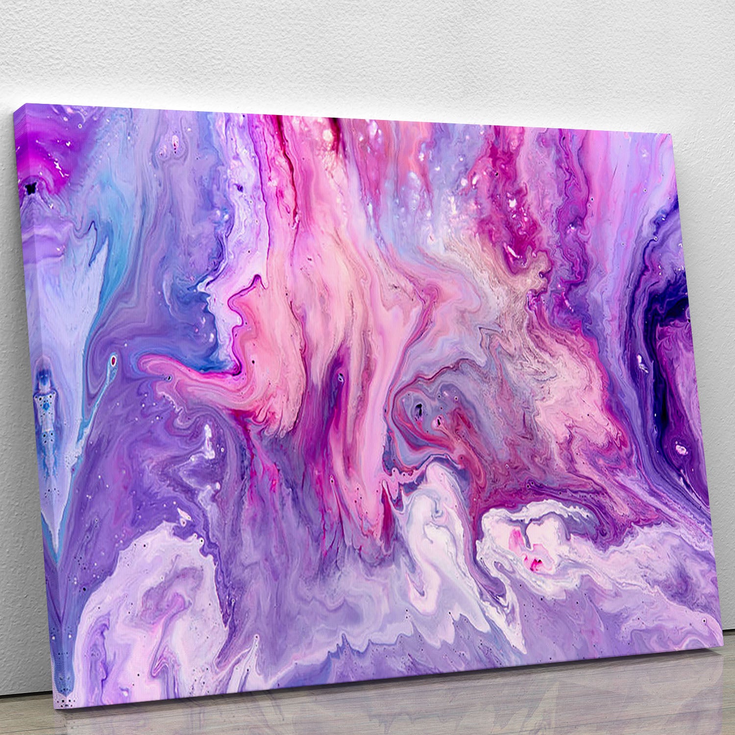 Purple Abstract Marble Canvas Print or Poster - Canvas Art Rocks - 1