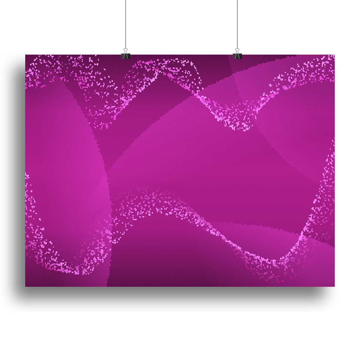 Purple Waves Canvas Print or Poster - Canvas Art Rocks - 2