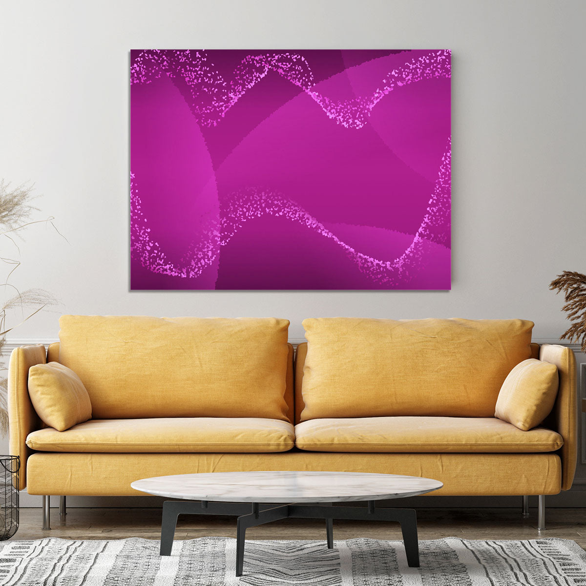 Purple Waves Canvas Print or Poster - Canvas Art Rocks - 4