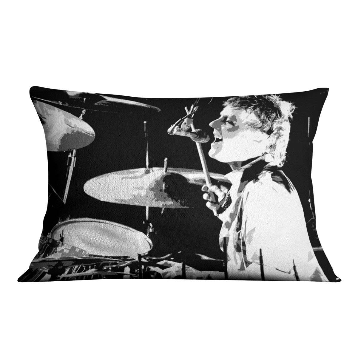 Queen Drummer Roger Taylor Pop Art Cushion
