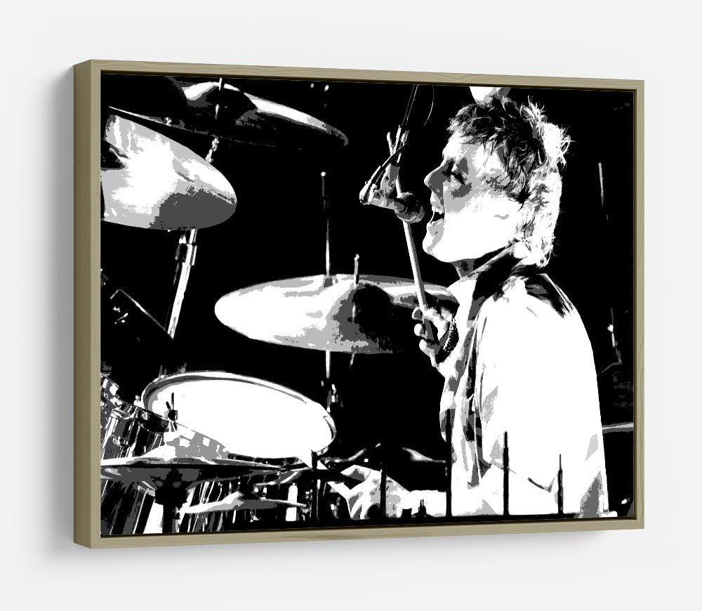 Queen Drummer Roger Taylor Pop Art HD Metal Print