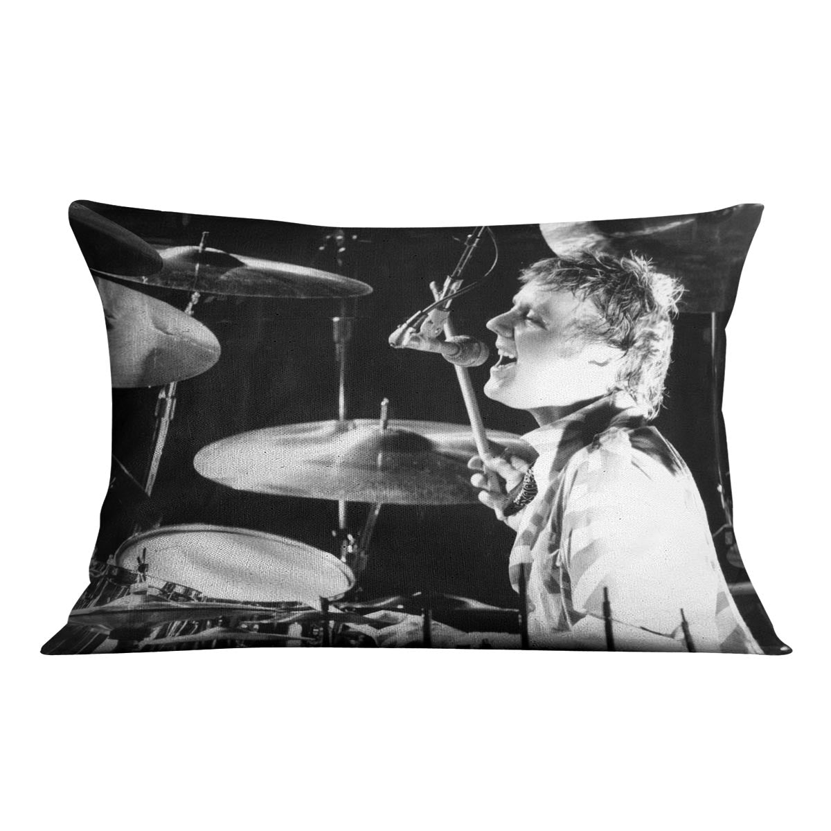 Queen Drummer Roger Taylor on stage Cushion