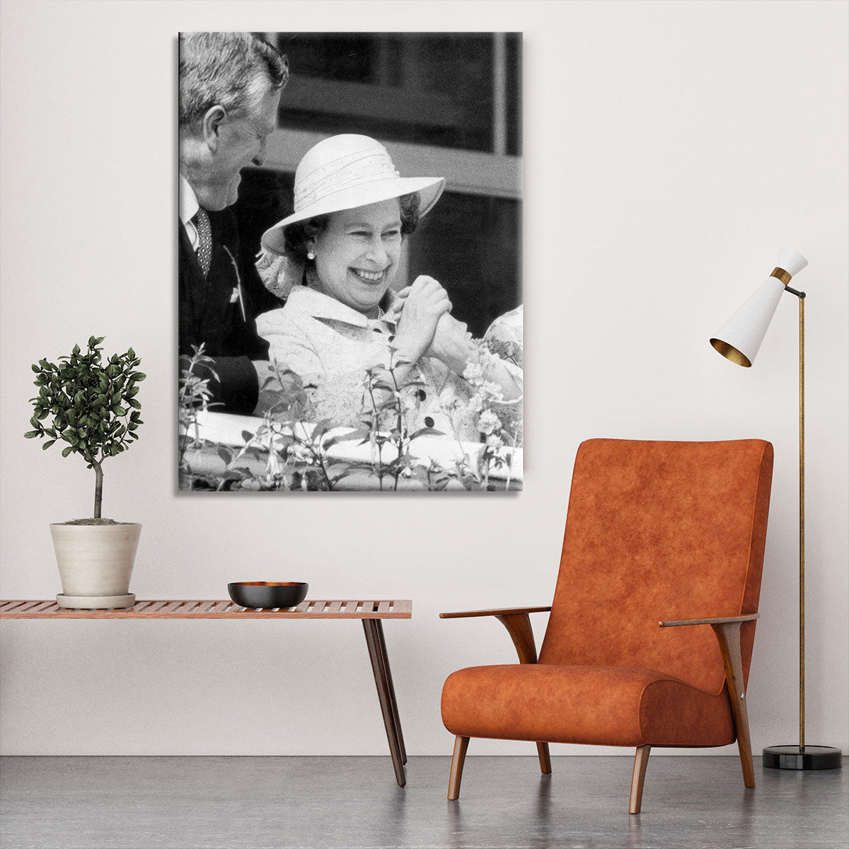 Queen Elizabeth II charmed at the Epsom Derby Canvas Print or Poster - Canvas Art Rocks - 6