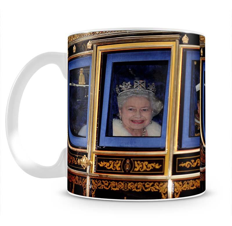Queen Elizabeth II leaving the State Opening of Parliament Mug - Canvas Art Rocks - 2