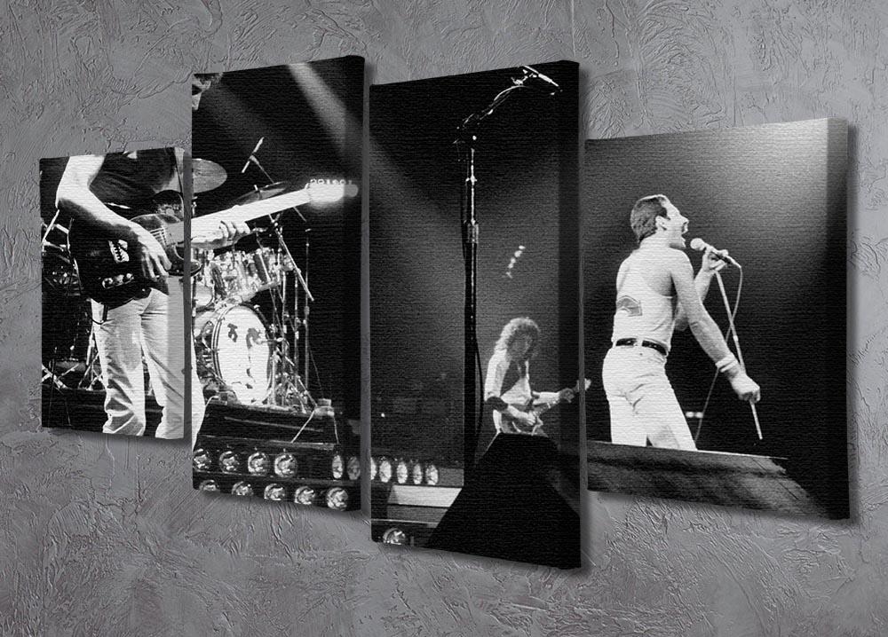 Queen Live On Stage 4 Split Panel Canvas - Canvas Art Rocks - 2