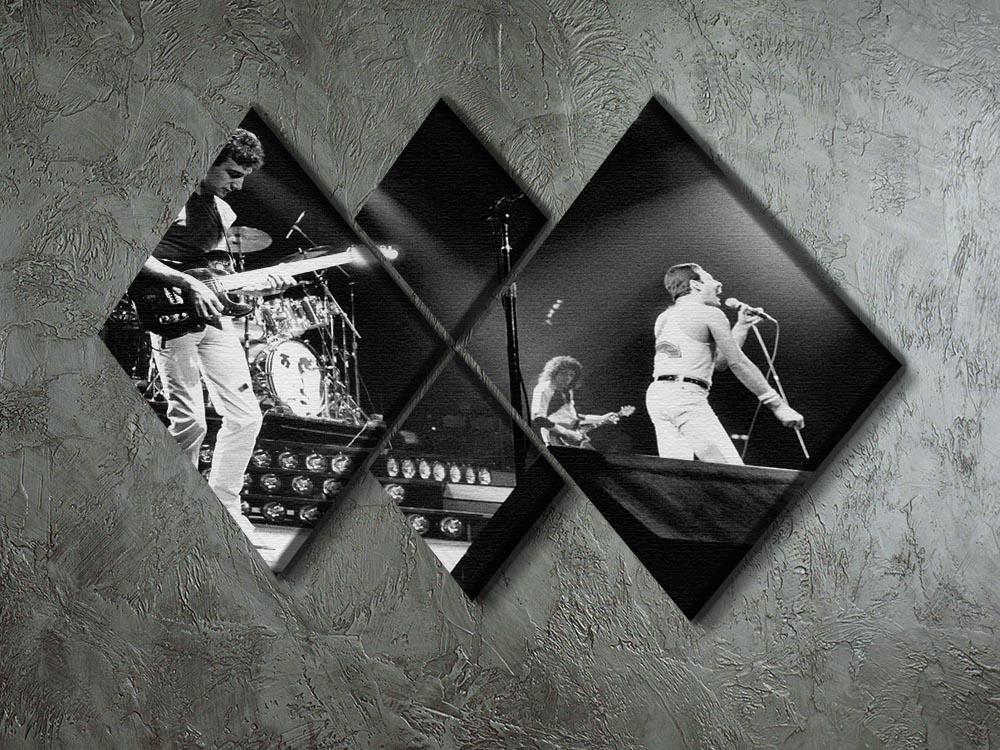 Queen Live On Stage 4 Square Multi Panel Canvas - Canvas Art Rocks - 2