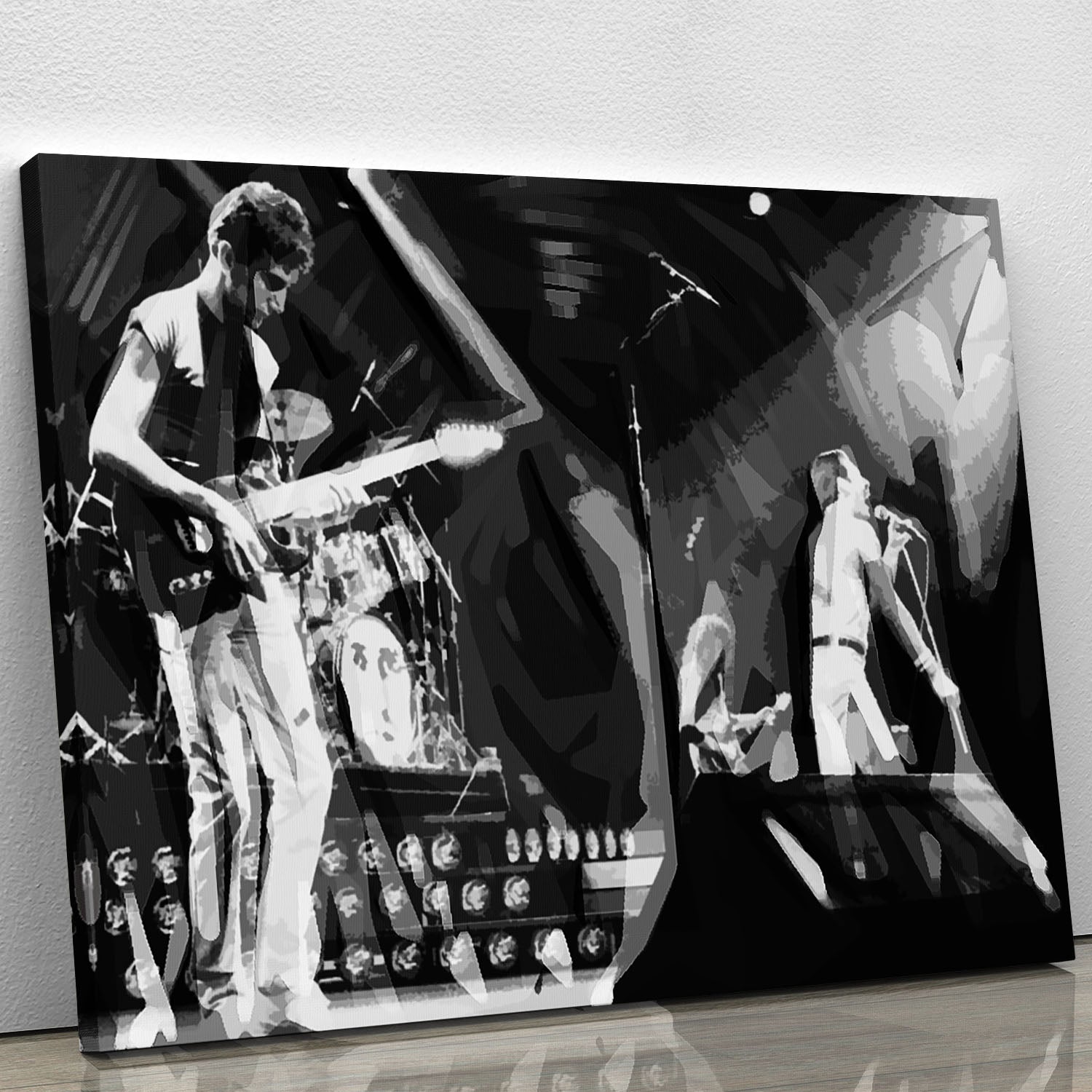 Queen Live On Stage Pop Art Canvas Print or Poster - Canvas Art Rocks - 1