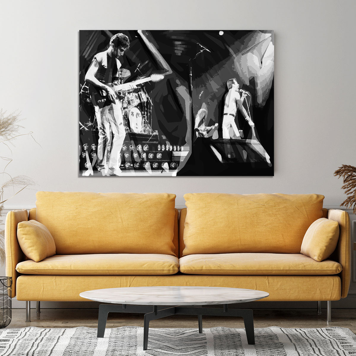 Queen Live On Stage Pop Art Canvas Print or Poster - Canvas Art Rocks - 4