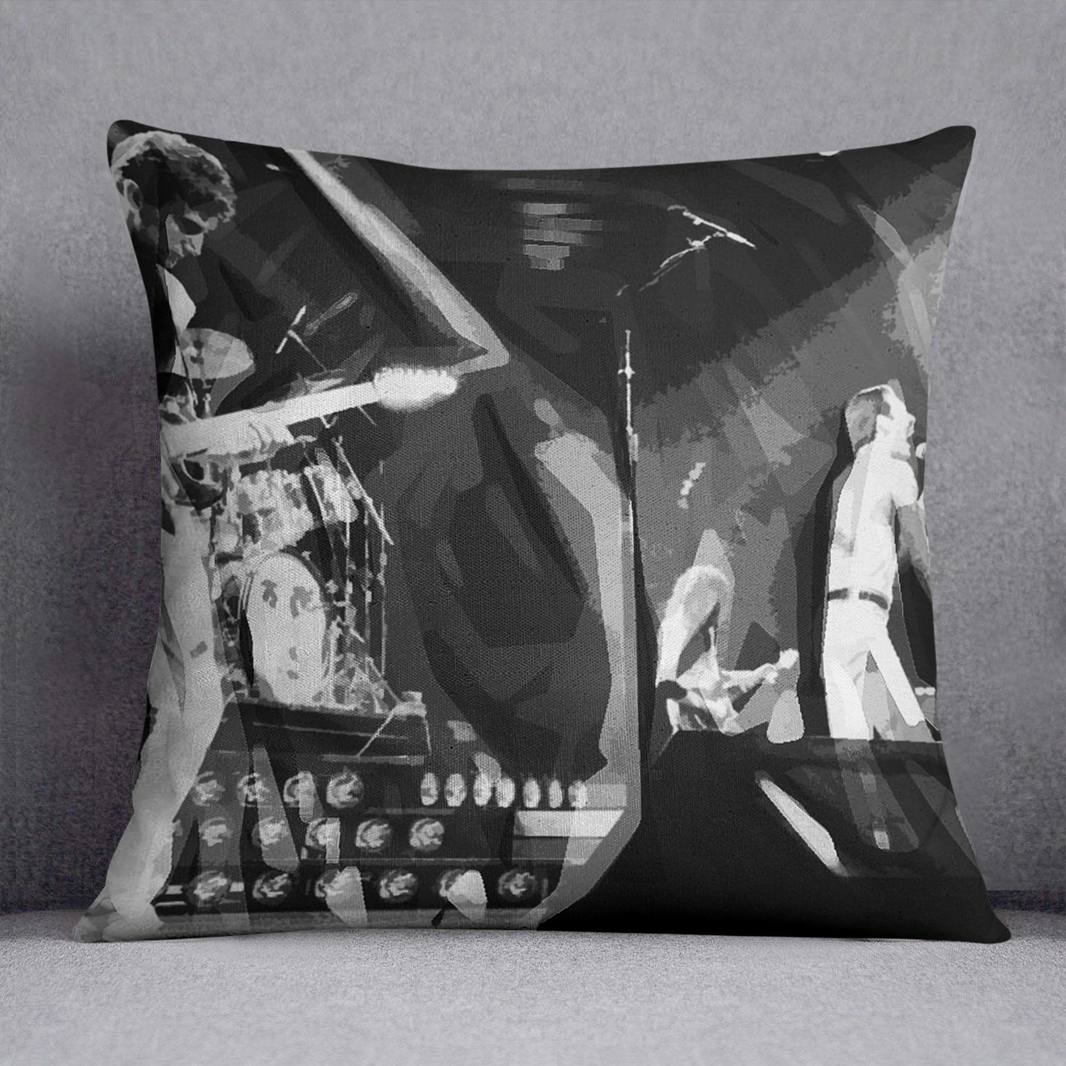 Queen Live On Stage Pop Art Cushion