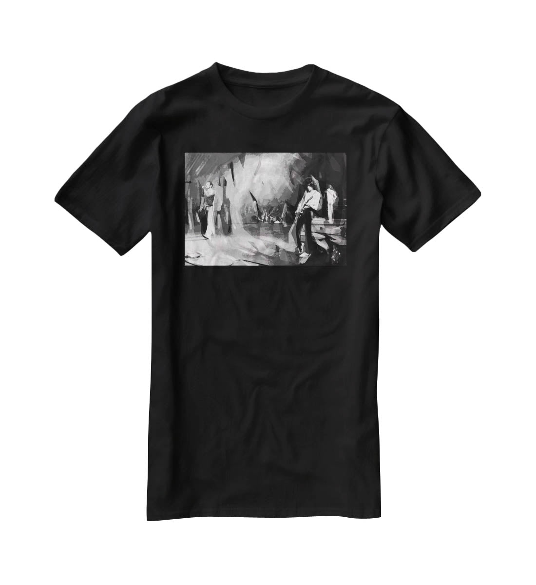 Queen Live Pop Art T-Shirt - Canvas Art Rocks - 1