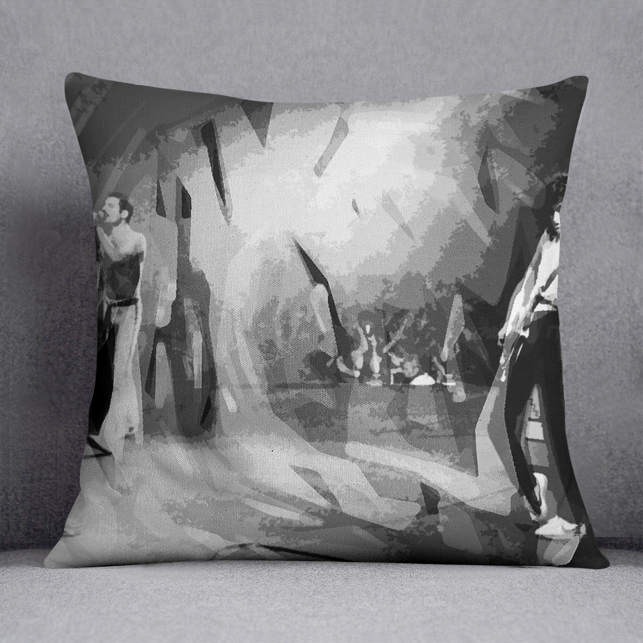 Queen Live Pop Art Cushion