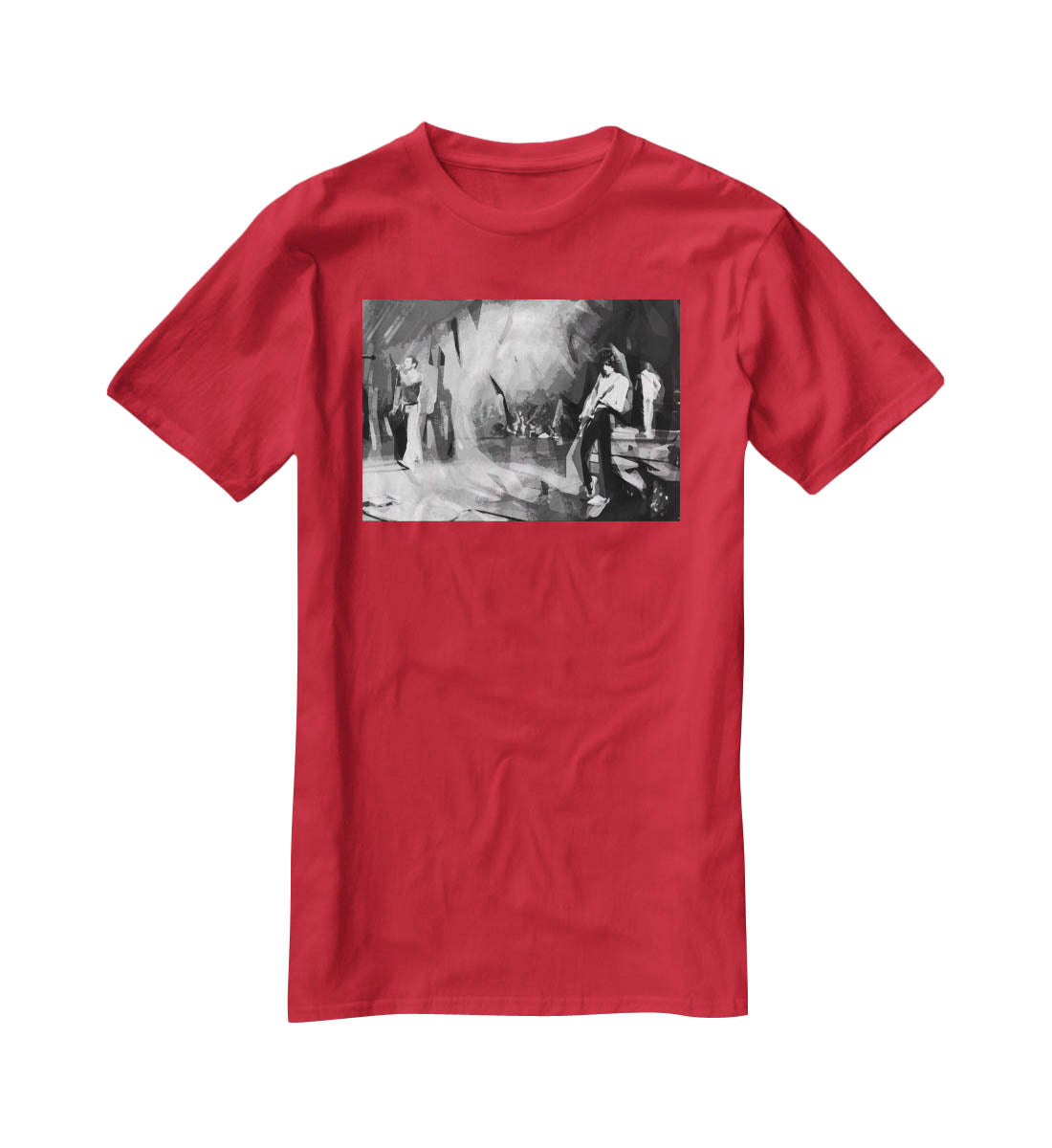 Queen Live Pop Art T-Shirt - Canvas Art Rocks - 4