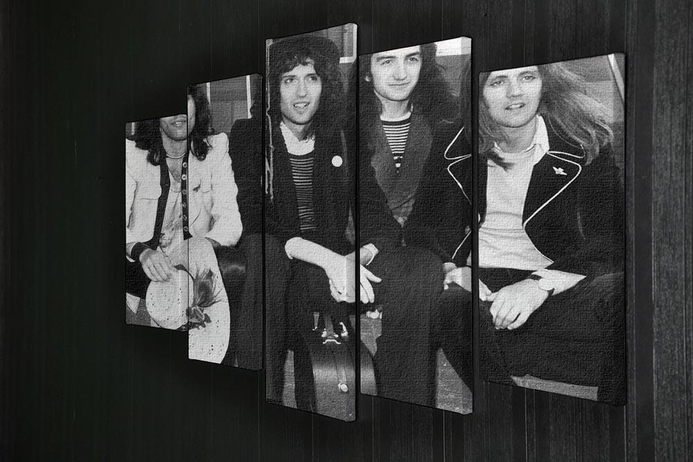 Queen in 1974 5 Split Panel Canvas - Canvas Art Rocks - 2