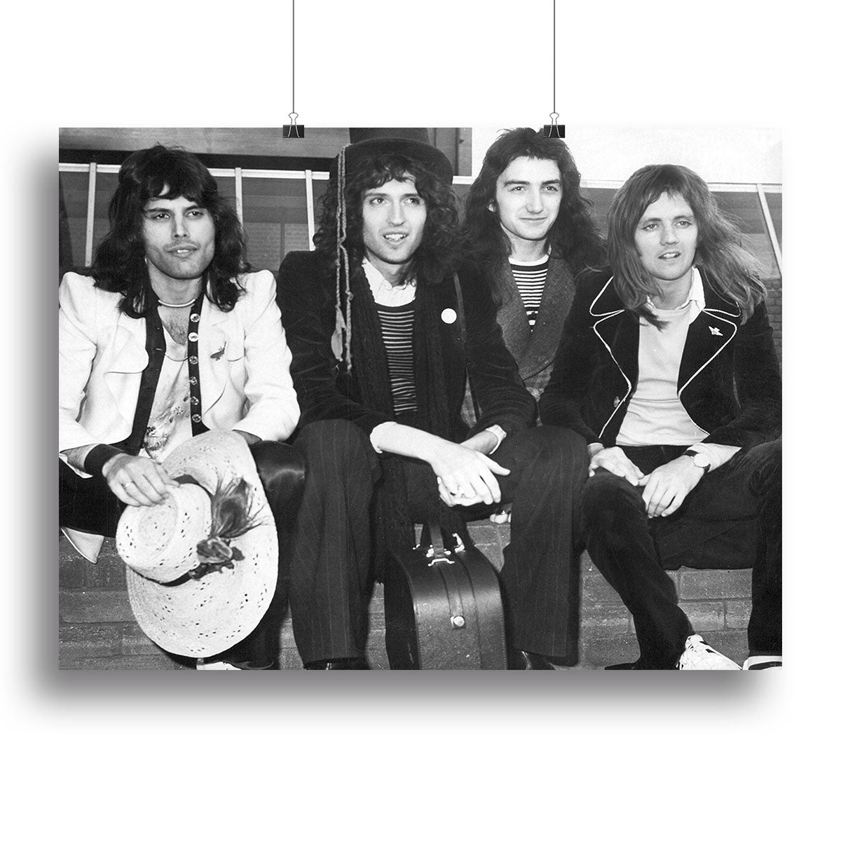 Queen in 1974 Canvas Print or Poster - Canvas Art Rocks - 2
