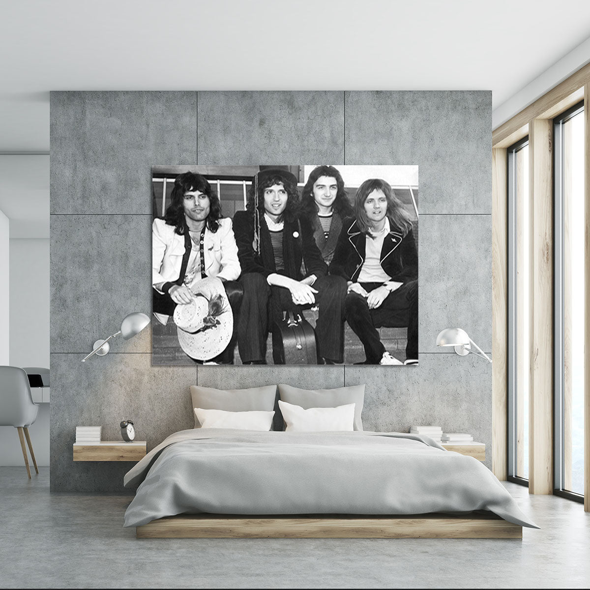 Queen in 1974 Canvas Print or Poster - Canvas Art Rocks - 5