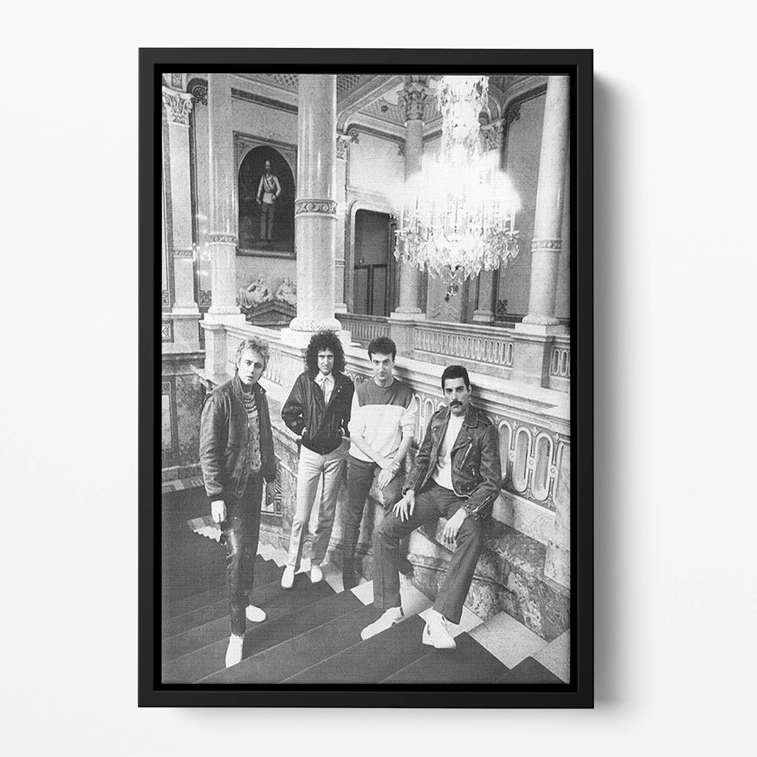 Queen in Vienna Floating Framed Canvas