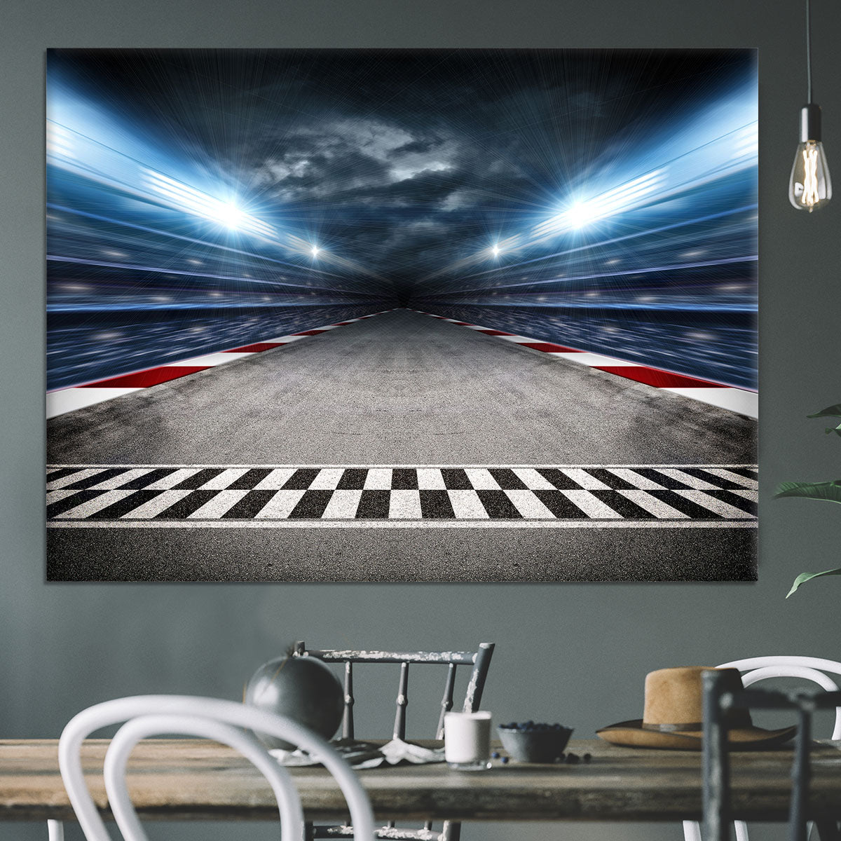 Race Track Canvas Print or Poster - Canvas Art Rocks - 3