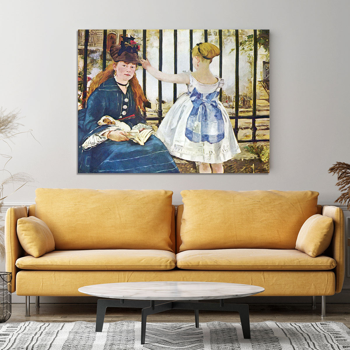 Railway by Manet Canvas Print or Poster - Canvas Art Rocks - 4