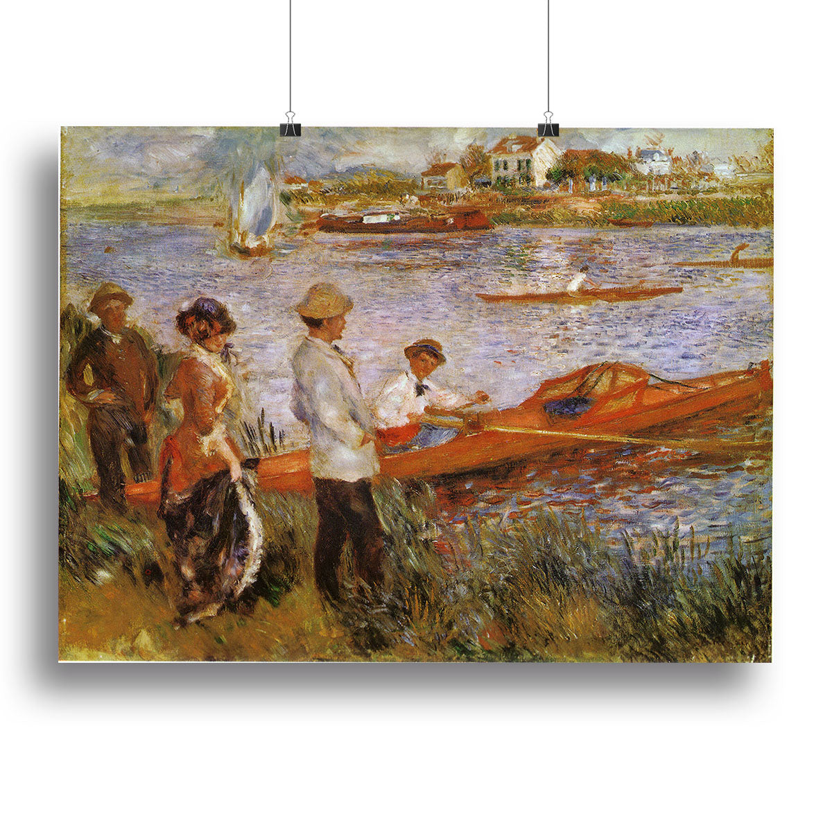 Rameurs A Chatou 1879 by Manet Canvas Print or Poster - Canvas Art Rocks - 2