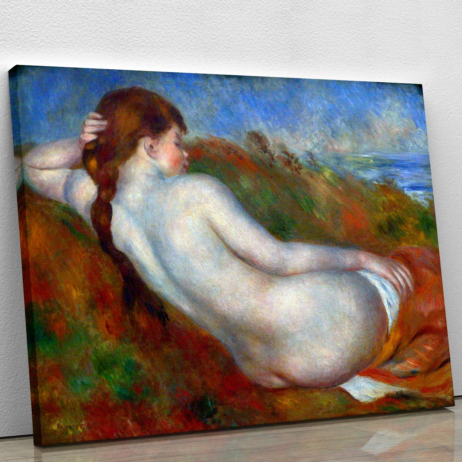 Reclining nude by Renoir Canvas Print or Poster - Canvas Art Rocks - 1
