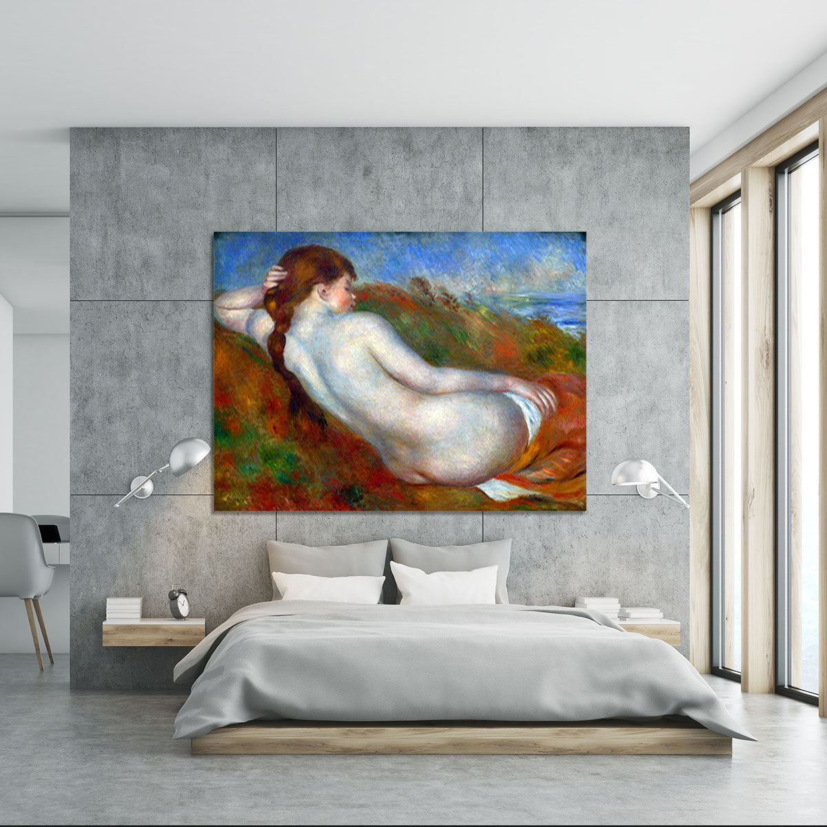 Reclining nude by Renoir Canvas Print or Poster - Canvas Art Rocks - 5