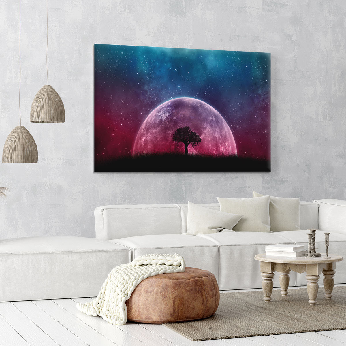 Red Moon Canvas Print or Poster - Canvas Art Rocks - 6