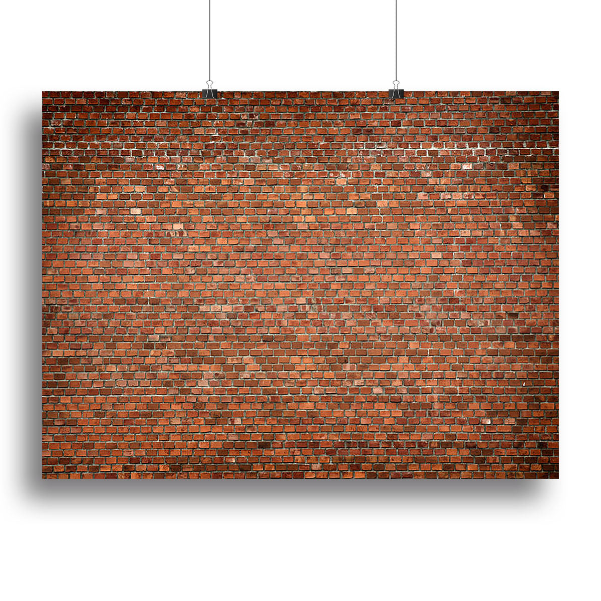 Red brick wall texture Canvas Print or Poster - Canvas Art Rocks - 2