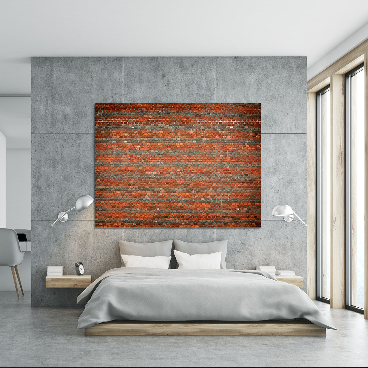 Red brick wall texture Canvas Print or Poster - Canvas Art Rocks - 5