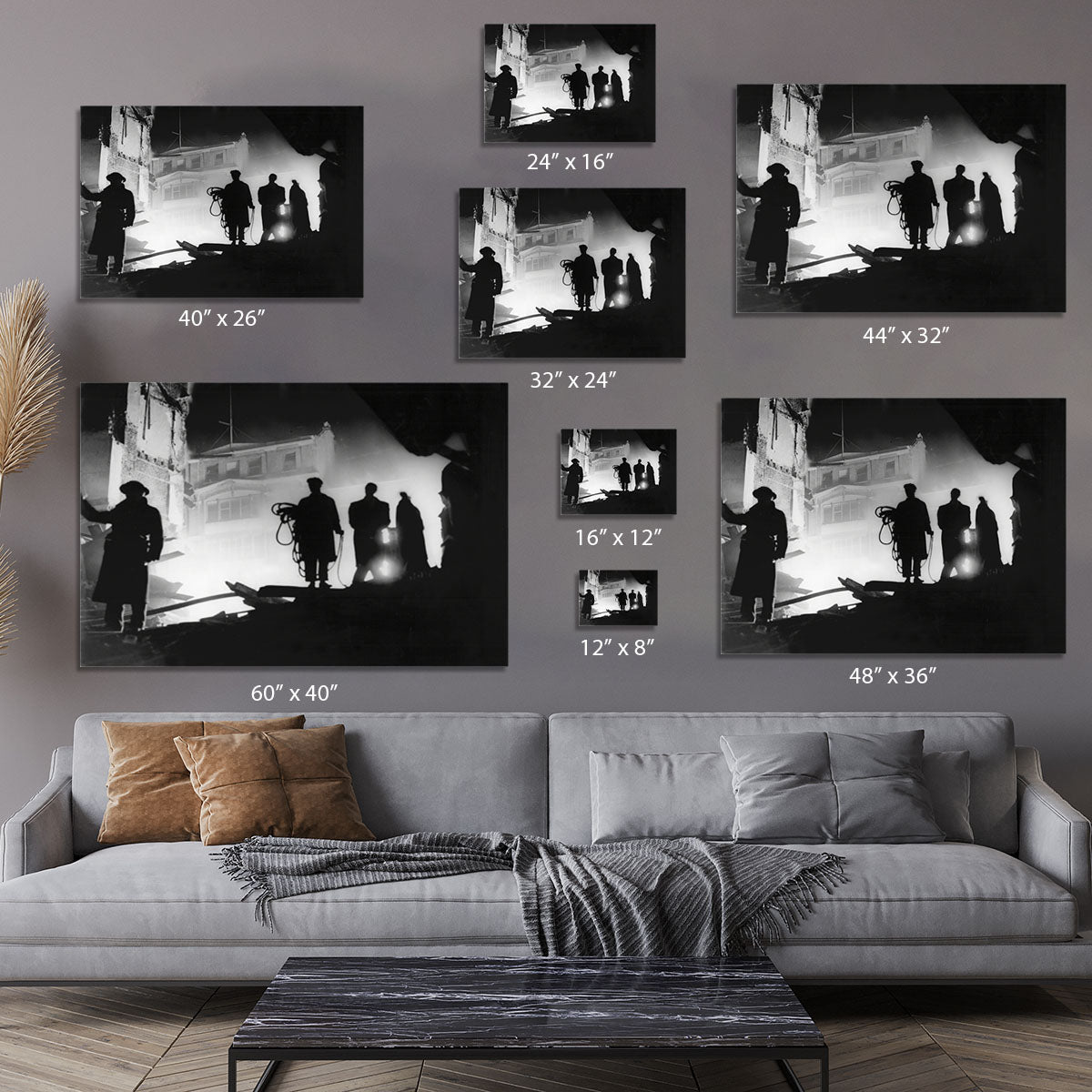 Rescuers in Soho London Canvas Print or Poster - Canvas Art Rocks - 7