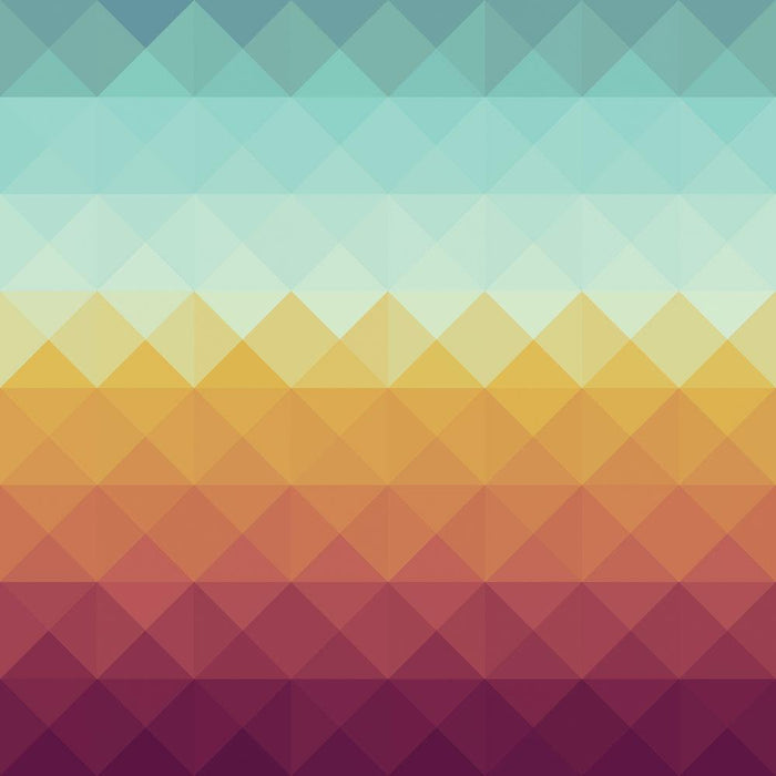 Retro hipsters triangle Wall Mural Wallpaper