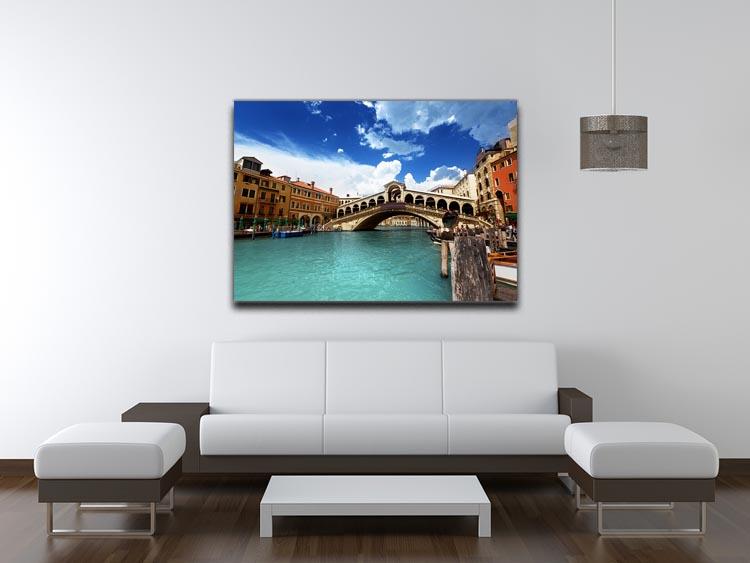 Rialto bridge in Venice Canvas Print or Poster - Canvas Art Rocks - 4