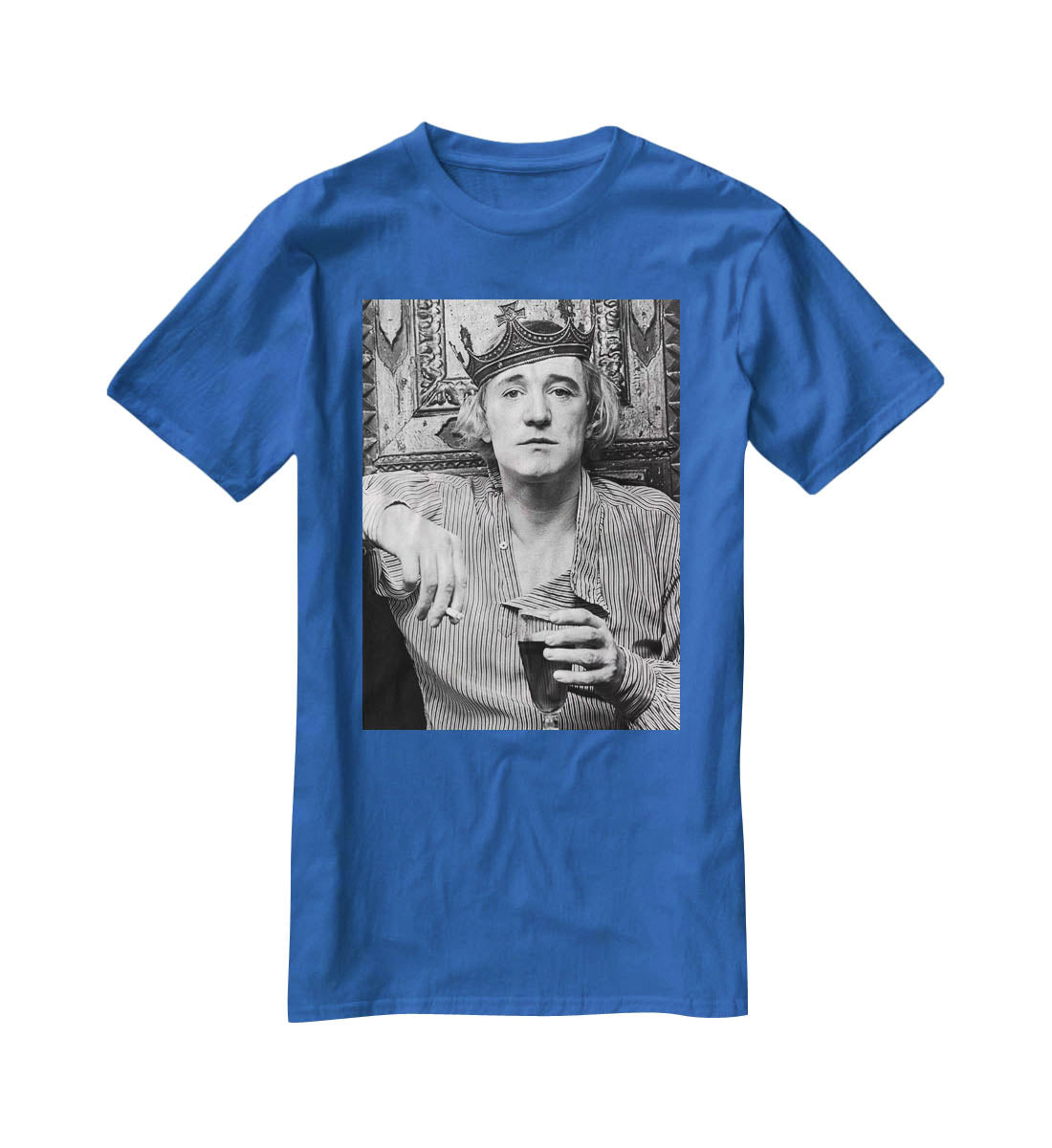Richard Harris wearing a crown T-Shirt - Canvas Art Rocks - 2