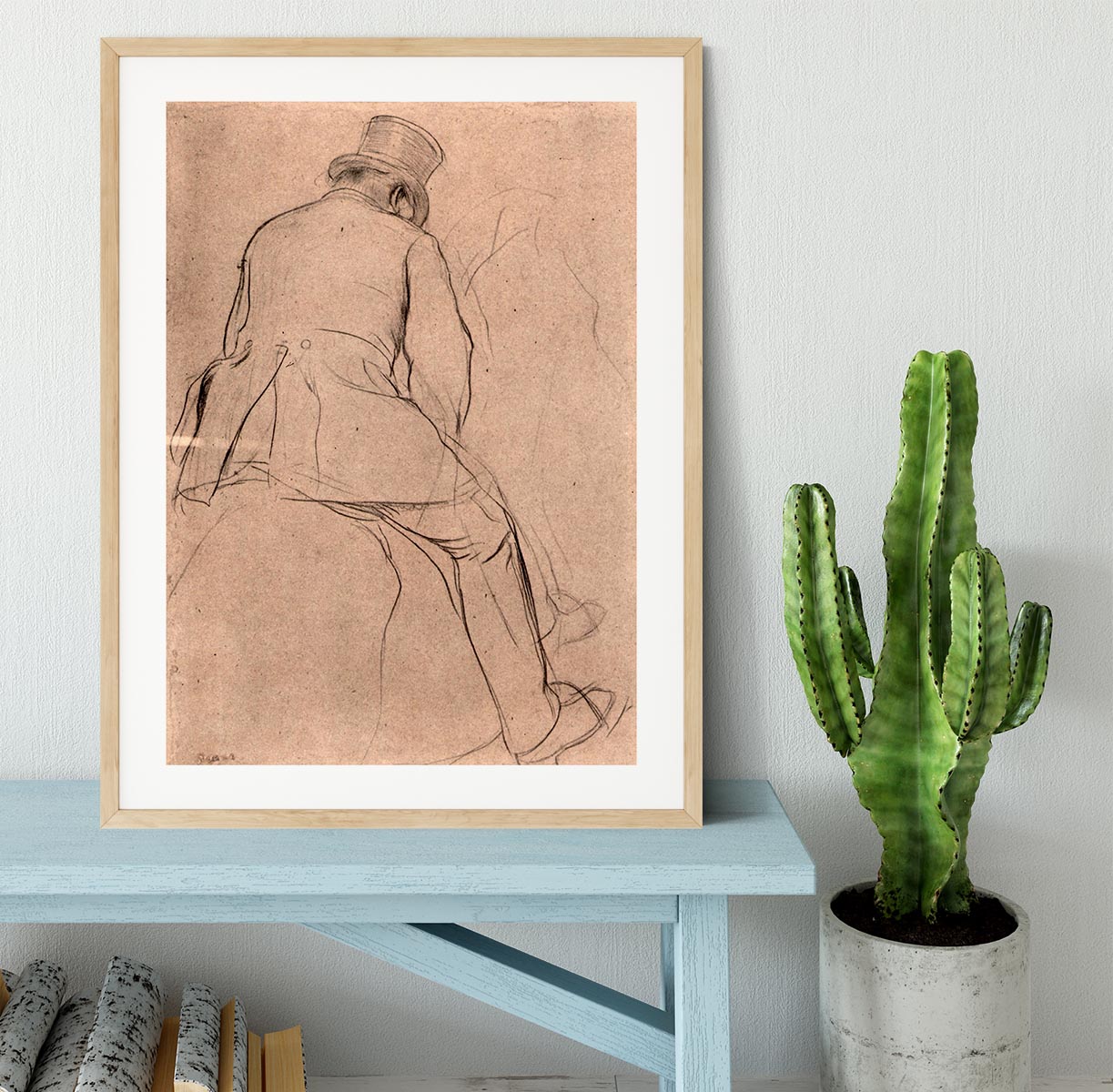 Rider by Degas Framed Print - Canvas Art Rocks - 3