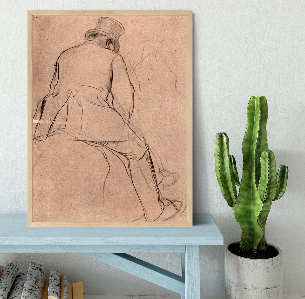 Rider by Degas Framed Print - Canvas Art Rocks - 4