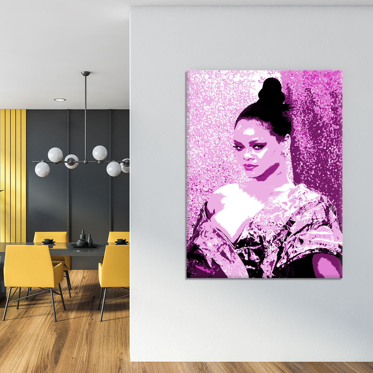 Rihanna Purple Pop Art Canvas Print or Poster - Canvas Art Rocks - 4