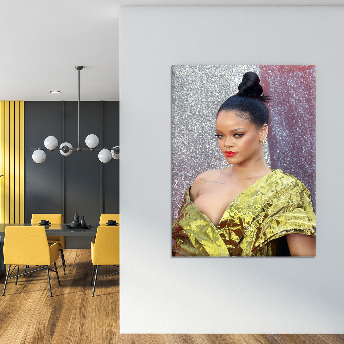 Rihanna goes formal Canvas Print or Poster - Canvas Art Rocks - 4