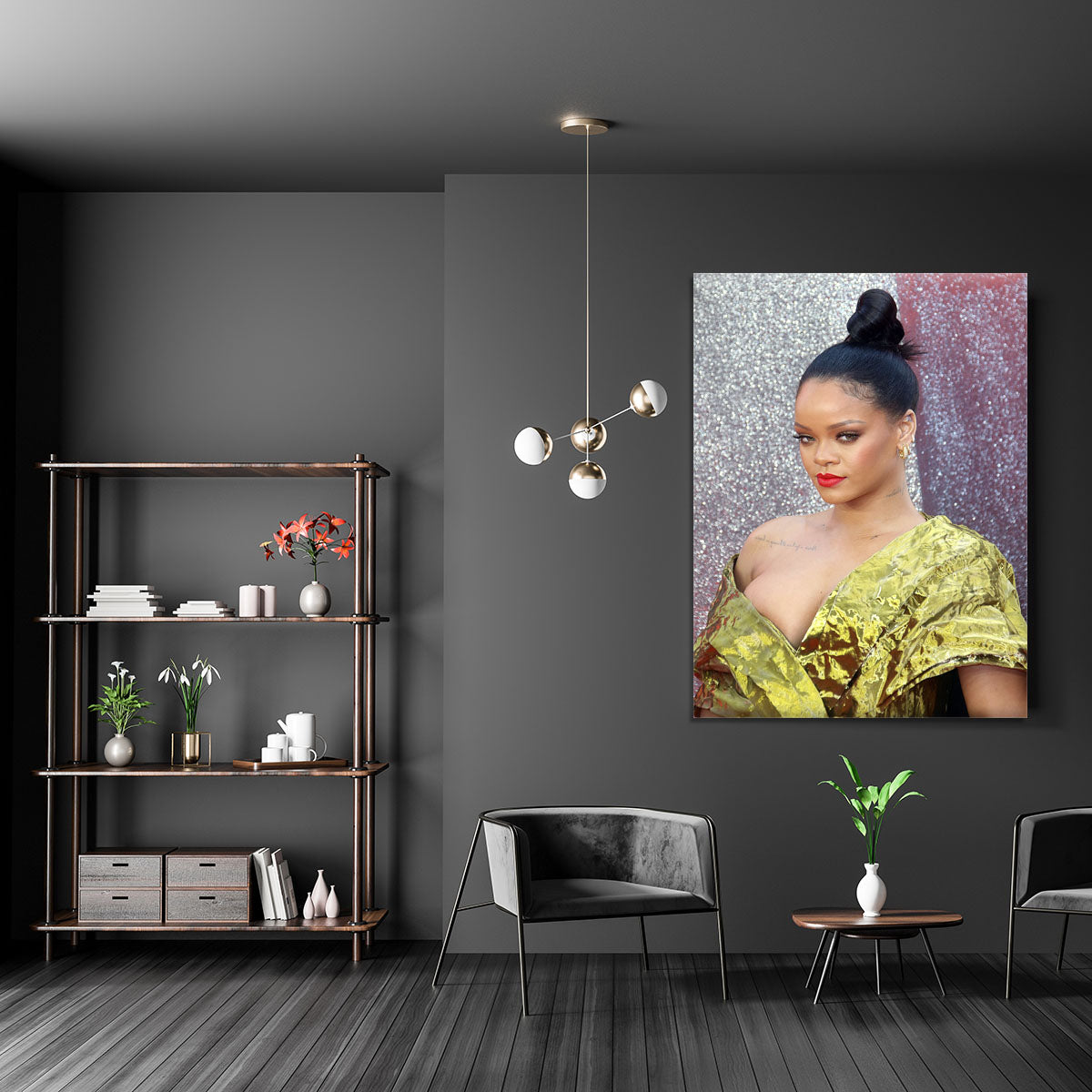 Rihanna goes formal Canvas Print or Poster - Canvas Art Rocks - 5
