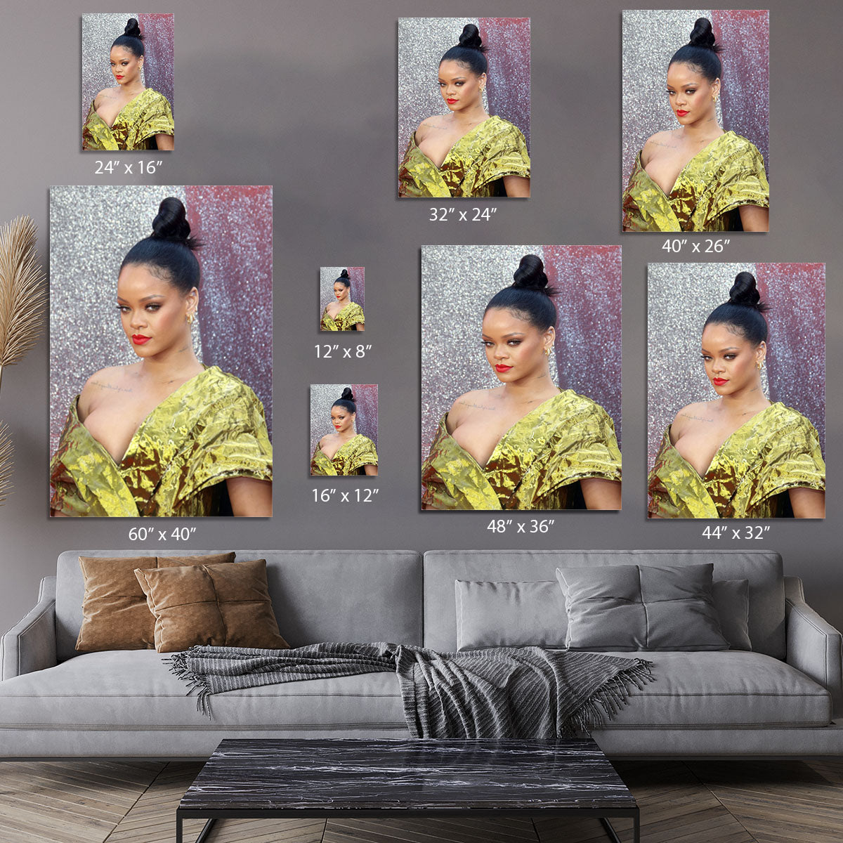 Rihanna goes formal Canvas Print or Poster - Canvas Art Rocks - 7