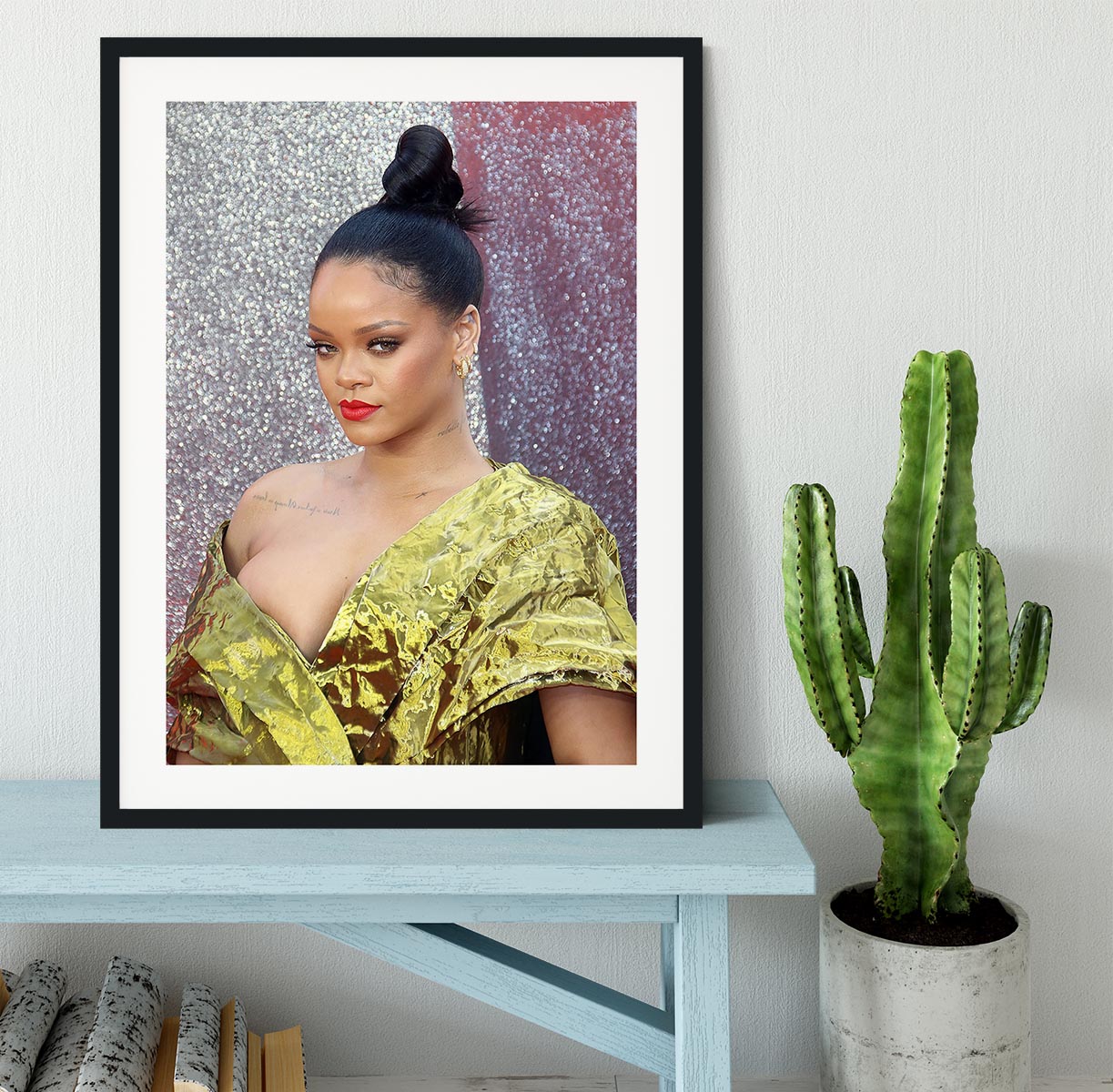 Rihanna goes formal Framed Print - Canvas Art Rocks - 1