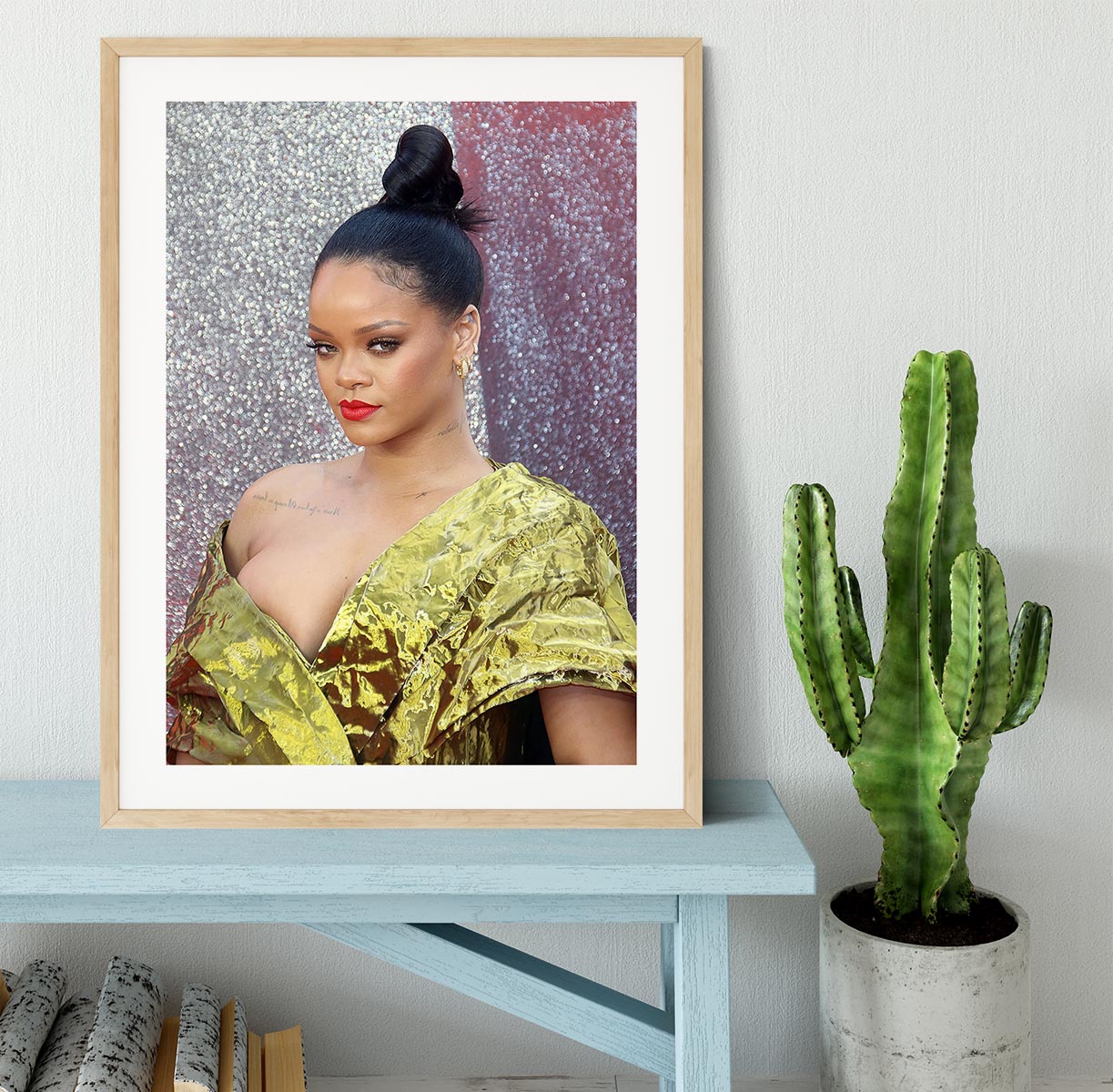 Rihanna goes formal Framed Print - Canvas Art Rocks - 3