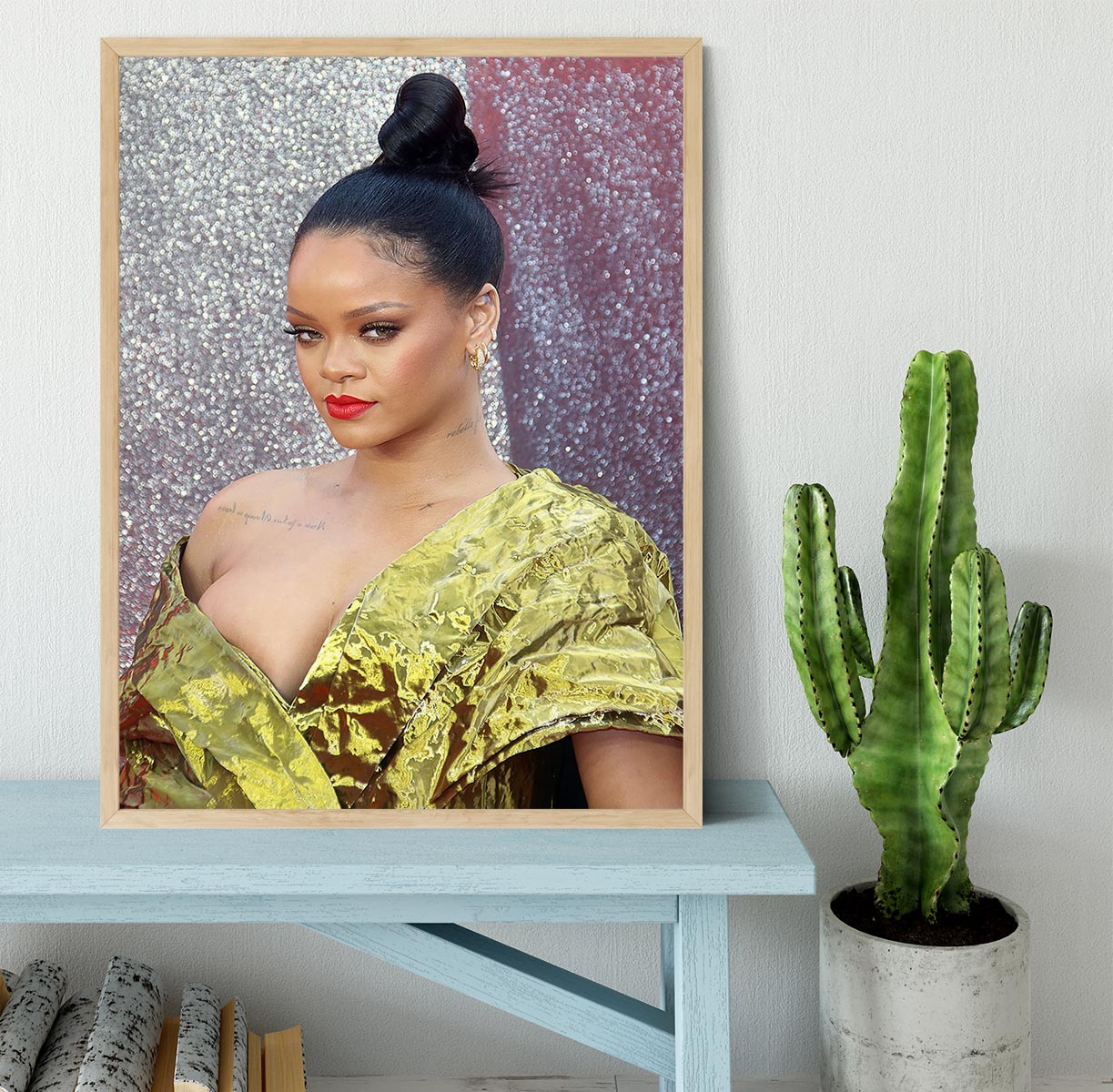 Rihanna goes formal Framed Print - Canvas Art Rocks - 4