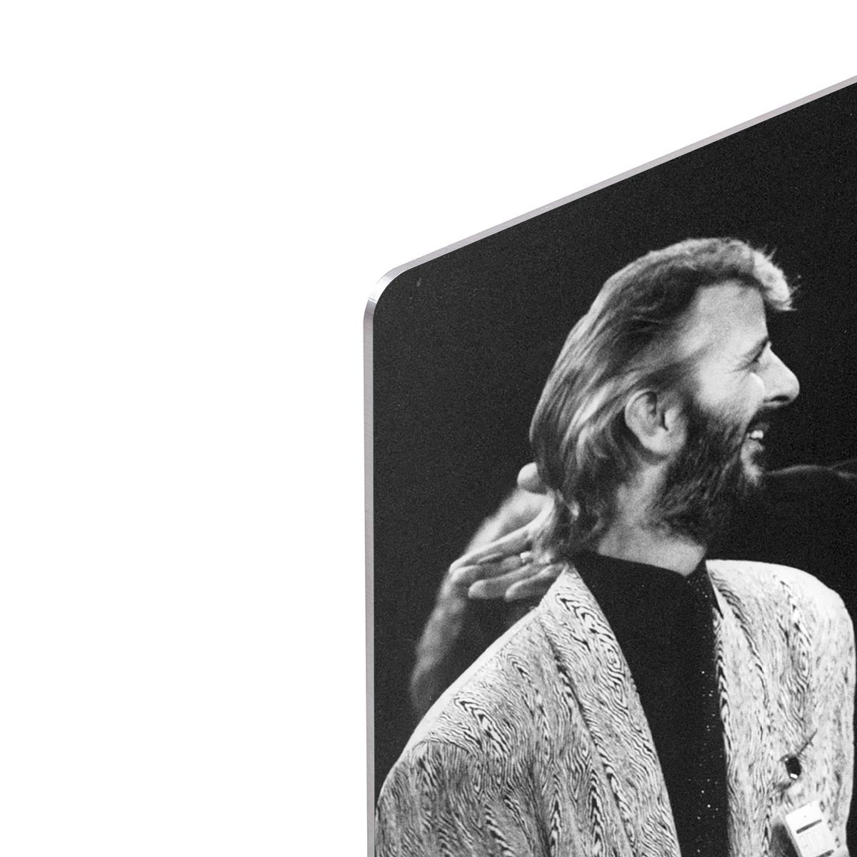 Ringo Starr and George Harrison in 1988 HD Metal Print