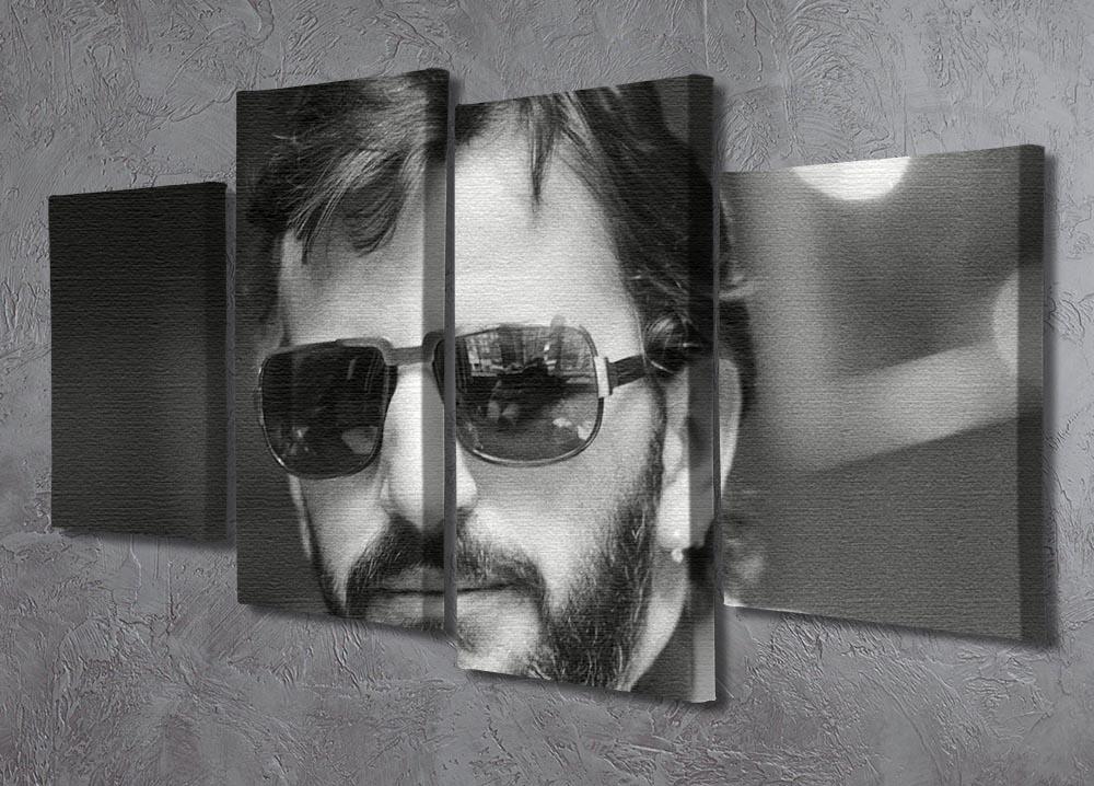Ringo Starr former Beatle 4 Split Panel Canvas - Canvas Art Rocks - 2