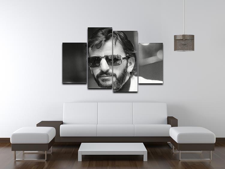 Ringo Starr former Beatle 4 Split Panel Canvas - Canvas Art Rocks - 3
