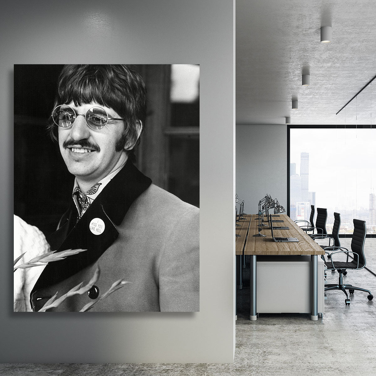 Ringo Starr of The Beatles in 1967 Canvas Print or Poster - Canvas Art Rocks - 3