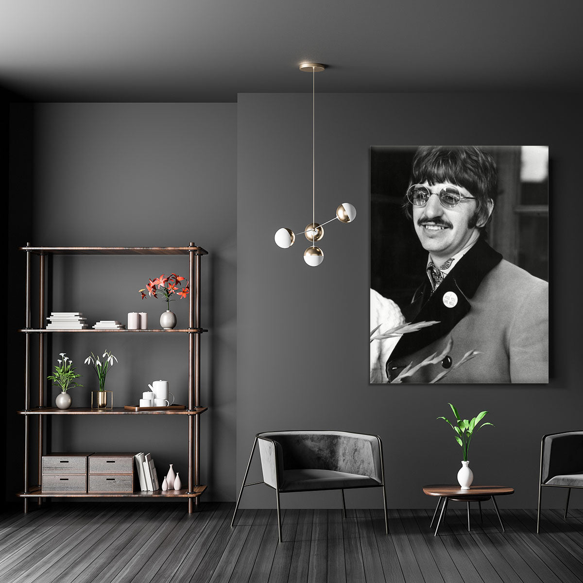 Ringo Starr of The Beatles in 1967 Canvas Print or Poster - Canvas Art Rocks - 5