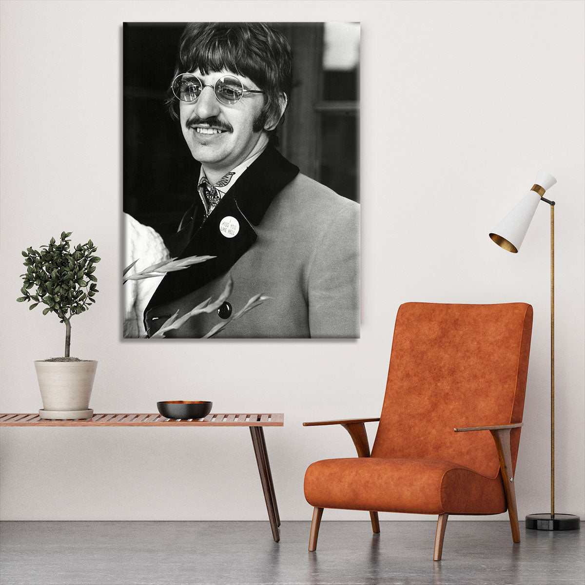 Ringo Starr of The Beatles in 1967 Canvas Print or Poster - Canvas Art Rocks - 6