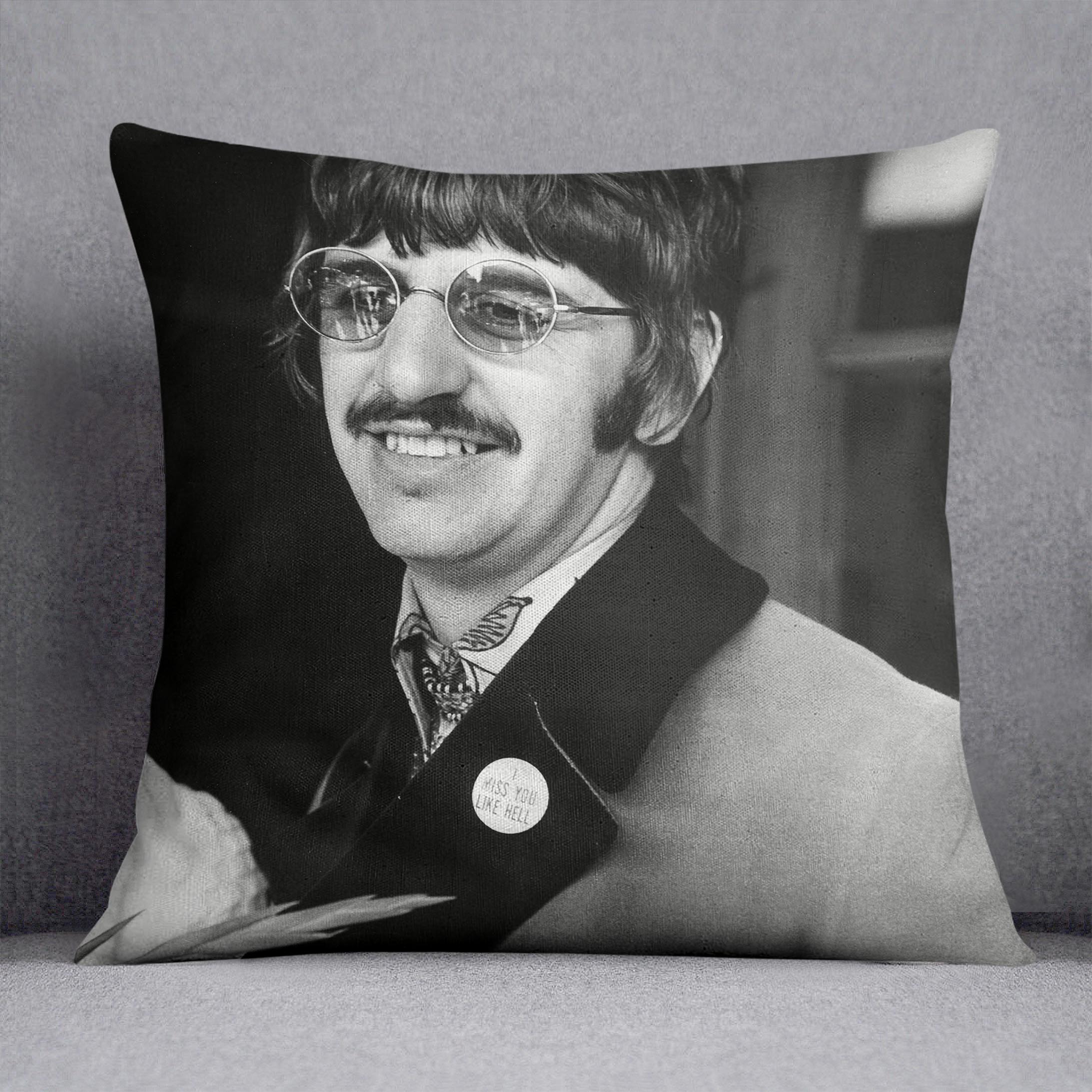 Ringo Starr of The Beatles in 1967 Cushion