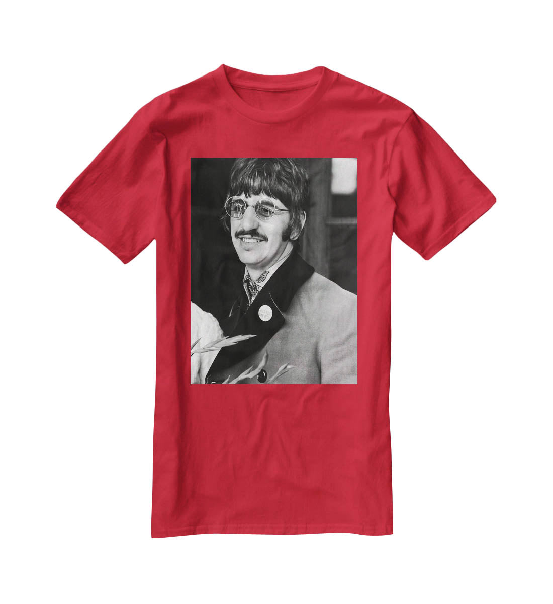 Ringo Starr of The Beatles in 1967 T-Shirt - Canvas Art Rocks - 4