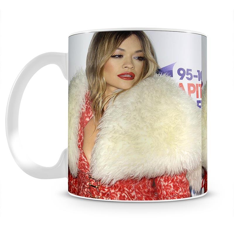 Rita Ora in red Mug - Canvas Art Rocks - 2